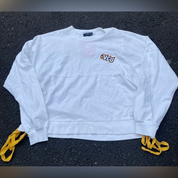 Tops - Virginia Commonwealth University VCU Rams Sport Jersey Spellout Shirt NWT XS